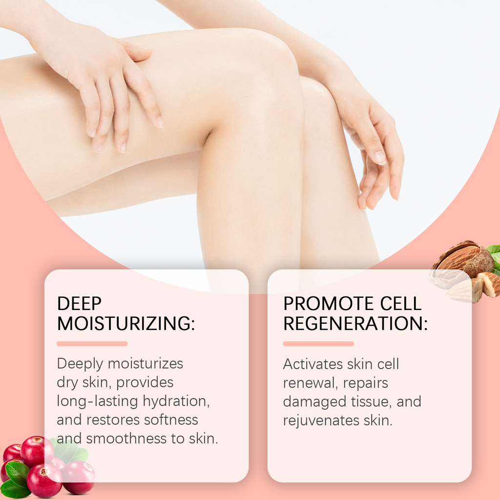 Woman's legs showing deep moisturizing body oil benefits