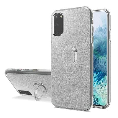Samsung S20 Shimmering Ring Stand Case Cover