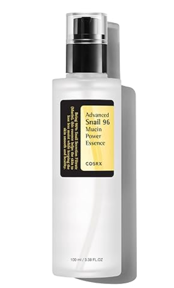 Snail mucin power essence pump bottle, front view