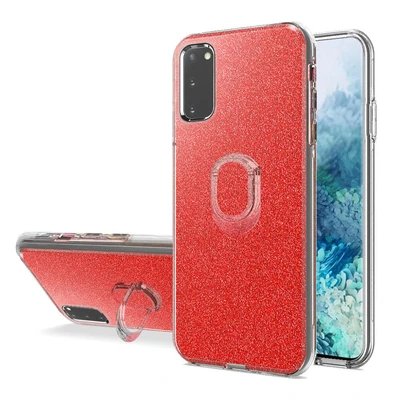 Samsung S20 Shimmering Ring Stand Case Cover