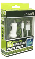 V9 Micro USBCar Charger Combo