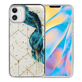 iPhone 12 5.4" Chrome Glitter Hybrid Case